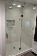 Custom Shower Door by Bryn Mawr Glass