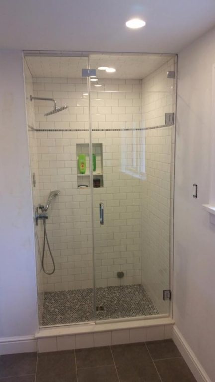 Custom Shower Door by Bryn Mawr Glass