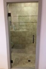 Installing a frameless glass shower door