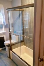 Frameless Glass Shower Door by Bryn Mawr Glass